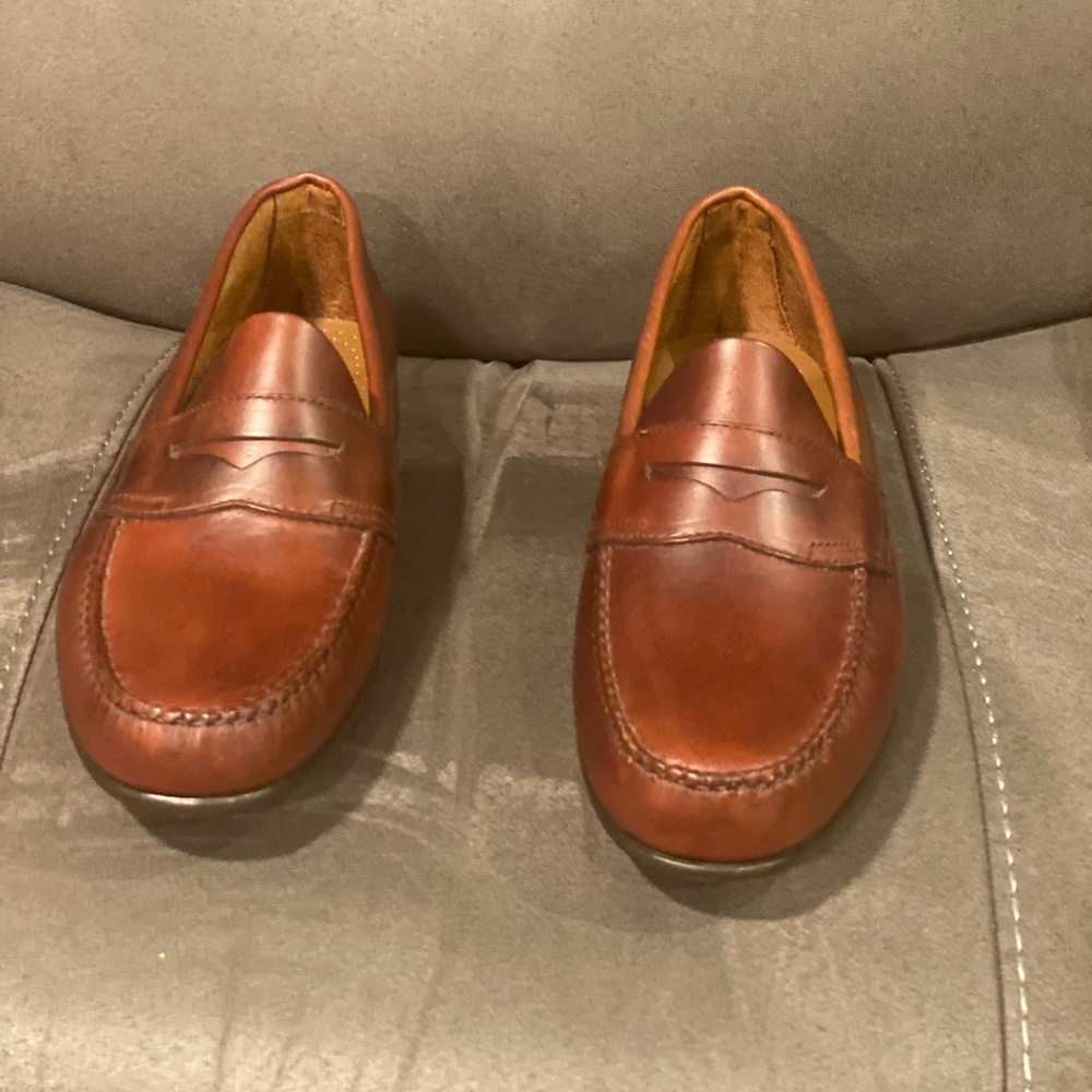 G.H. Bass & Co. Brown Leather Slip-Ons